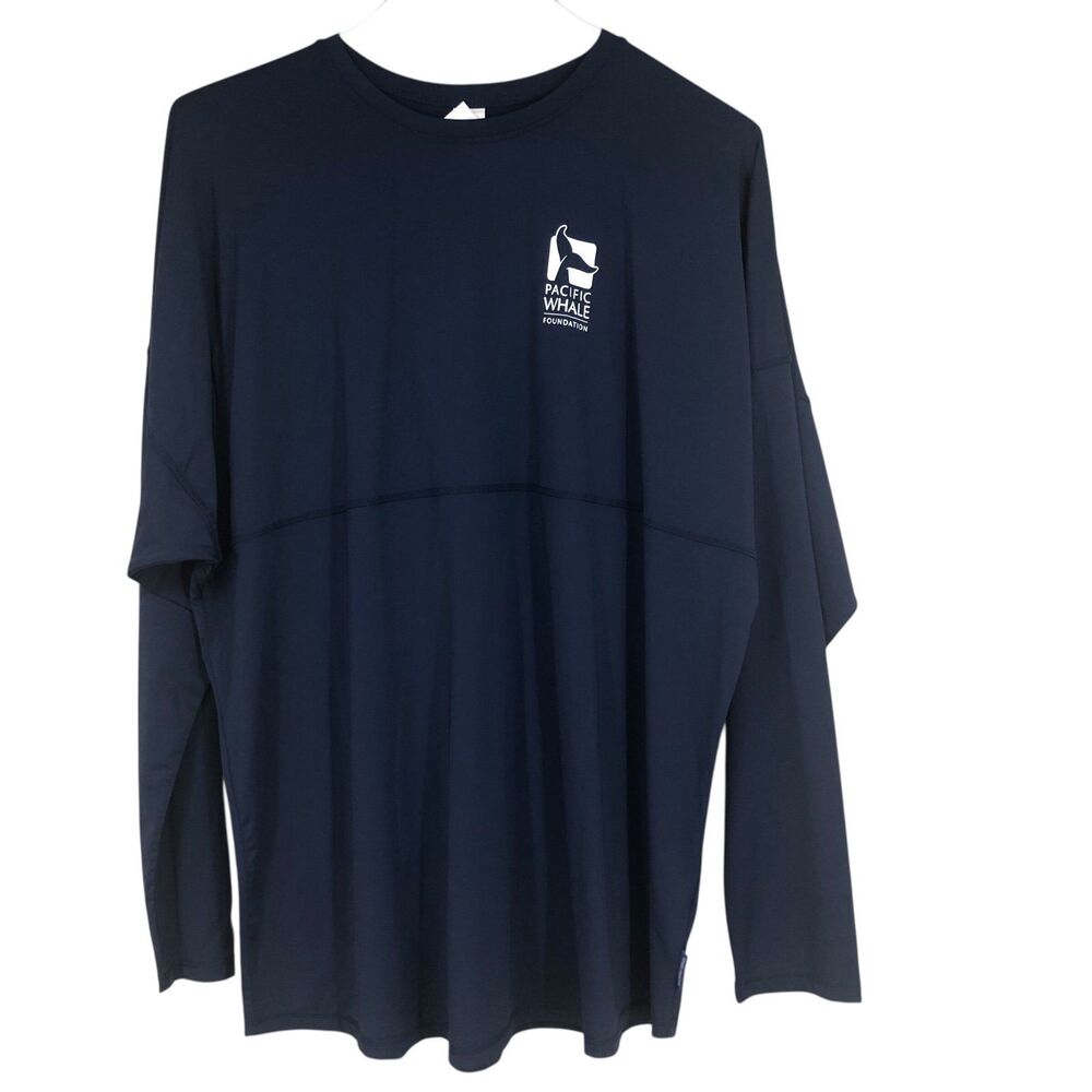 Unisex Spirit Jersey, Maui Hawaii Pacific Whale Foundation, Moisture Wick Sz L
